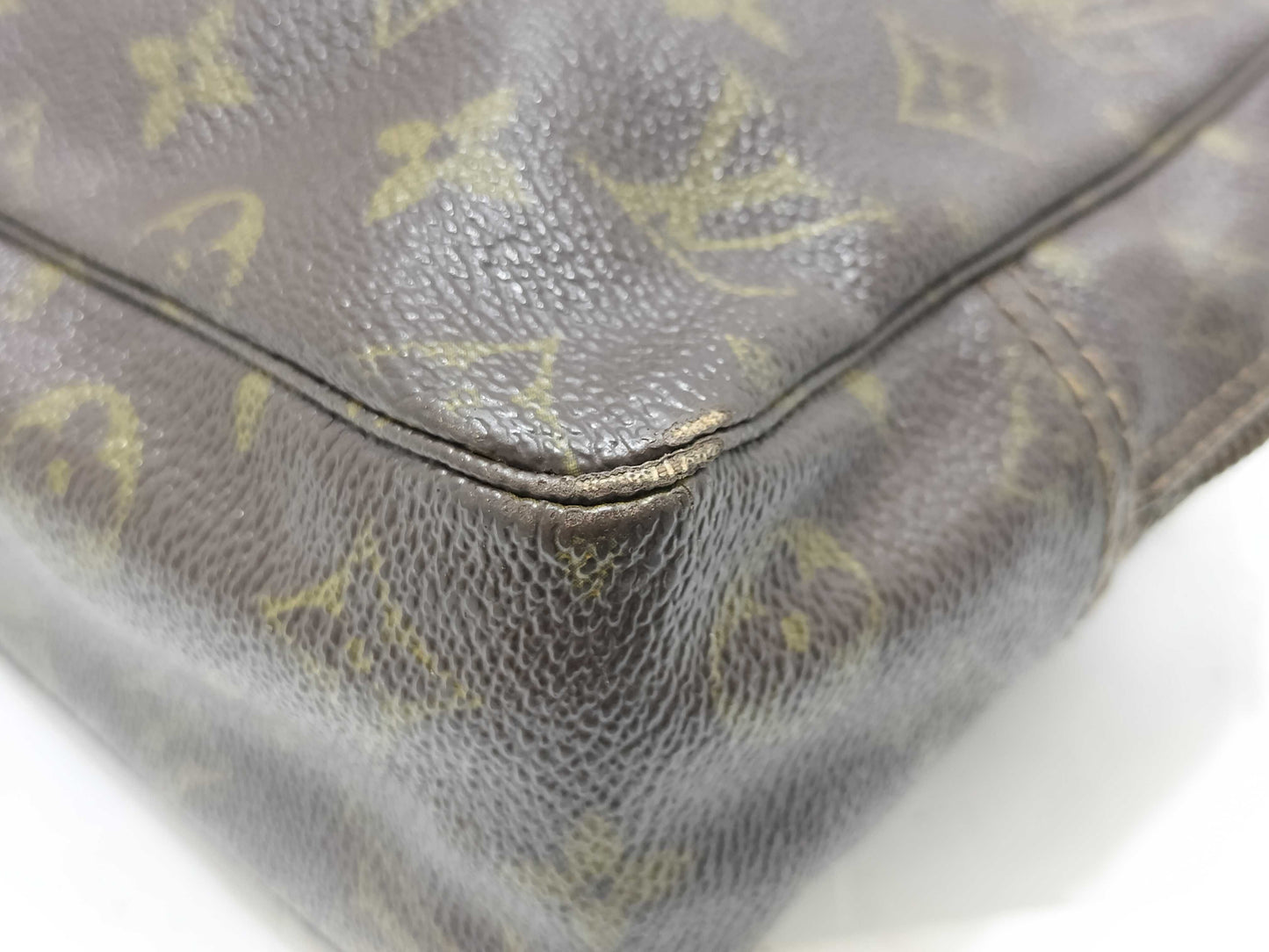 LOUIS VUITTON Monogram Louis Vuitton True Toilette Monogram Brown Pouch