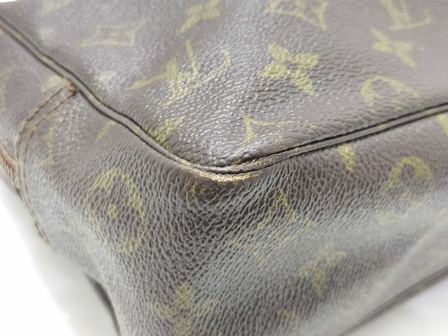 LOUIS VUITTON Monogram Louis Vuitton True Toilette Monogram Brown Pouch