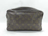 LOUIS VUITTON Monogram Louis Vuitton True Toilette Monogram Brown Pouch