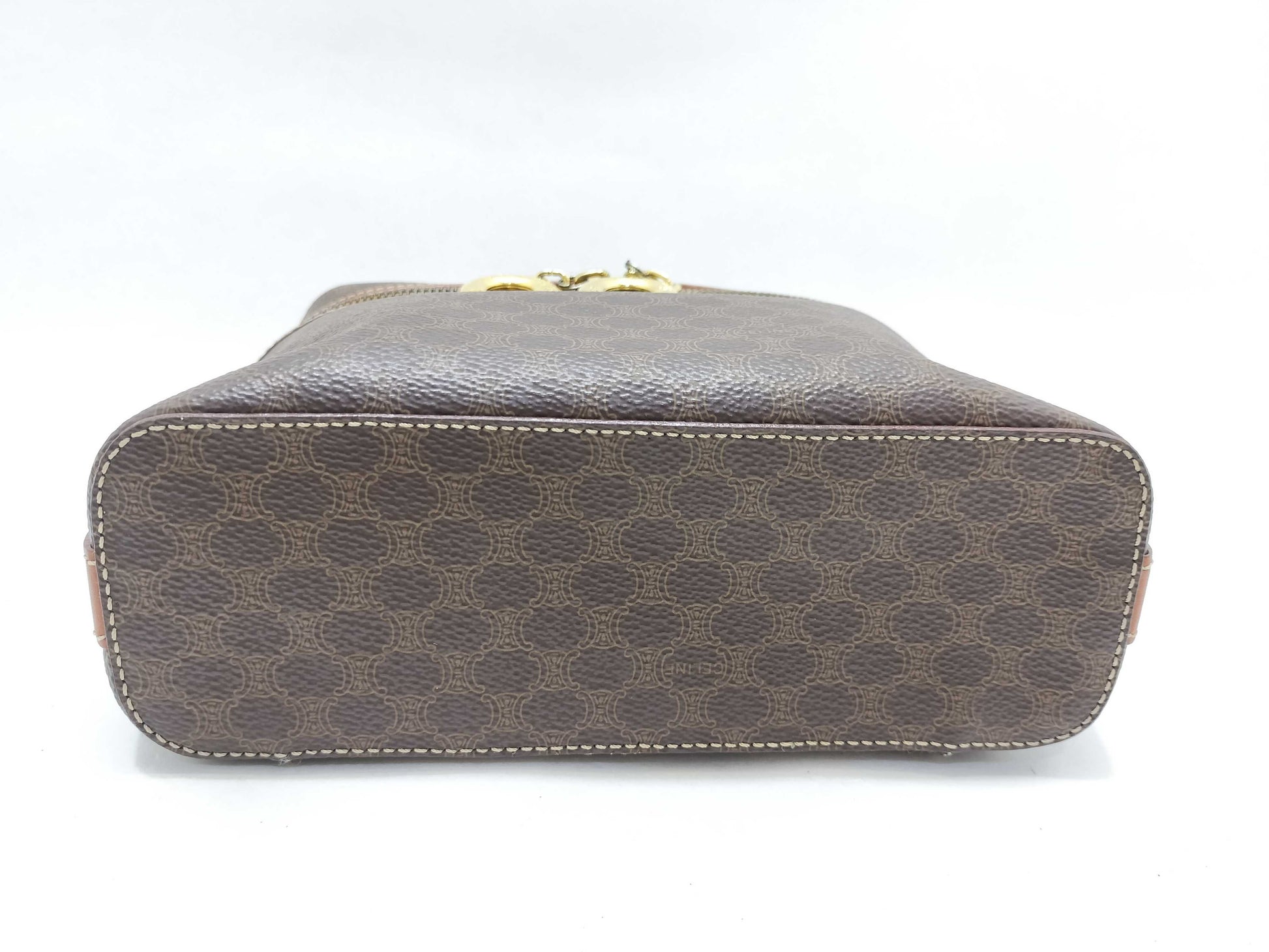 CELINE CELINE Vanity Macadam Brown Vanity Bag