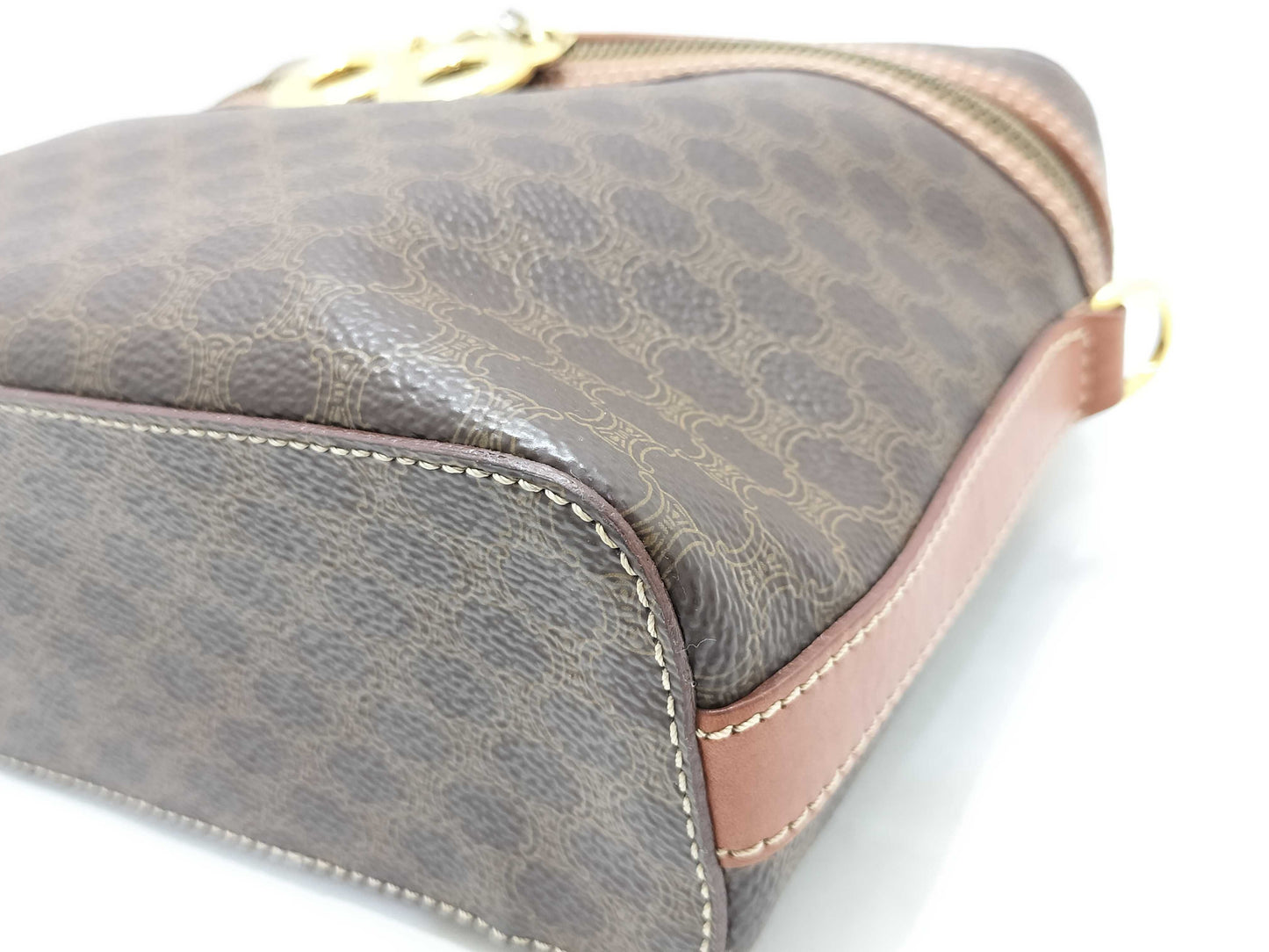 CELINE CELINE Vanity Macadam Brown Vanity Bag