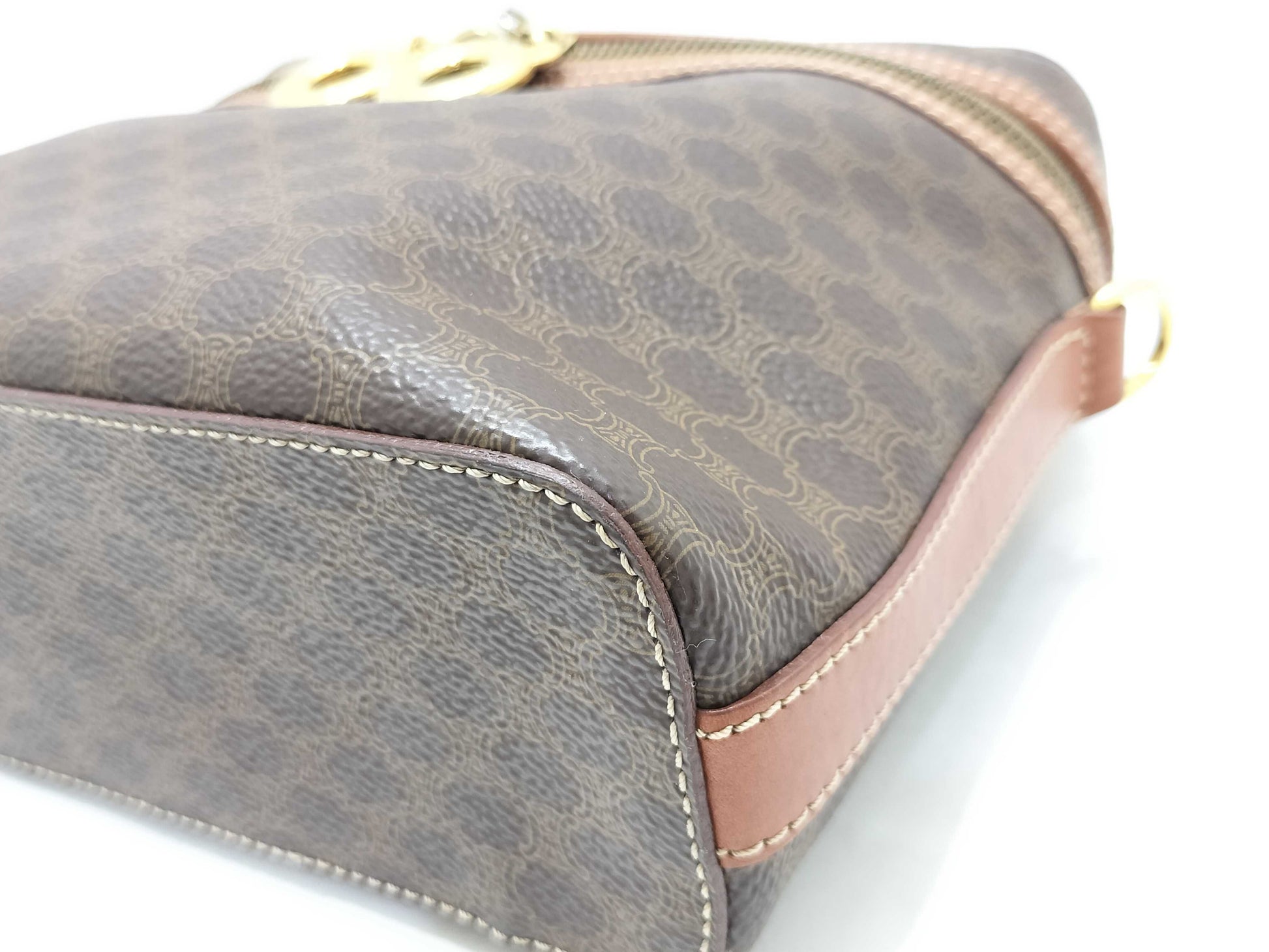 CELINE CELINE Vanity Macadam Brown Vanity Bag