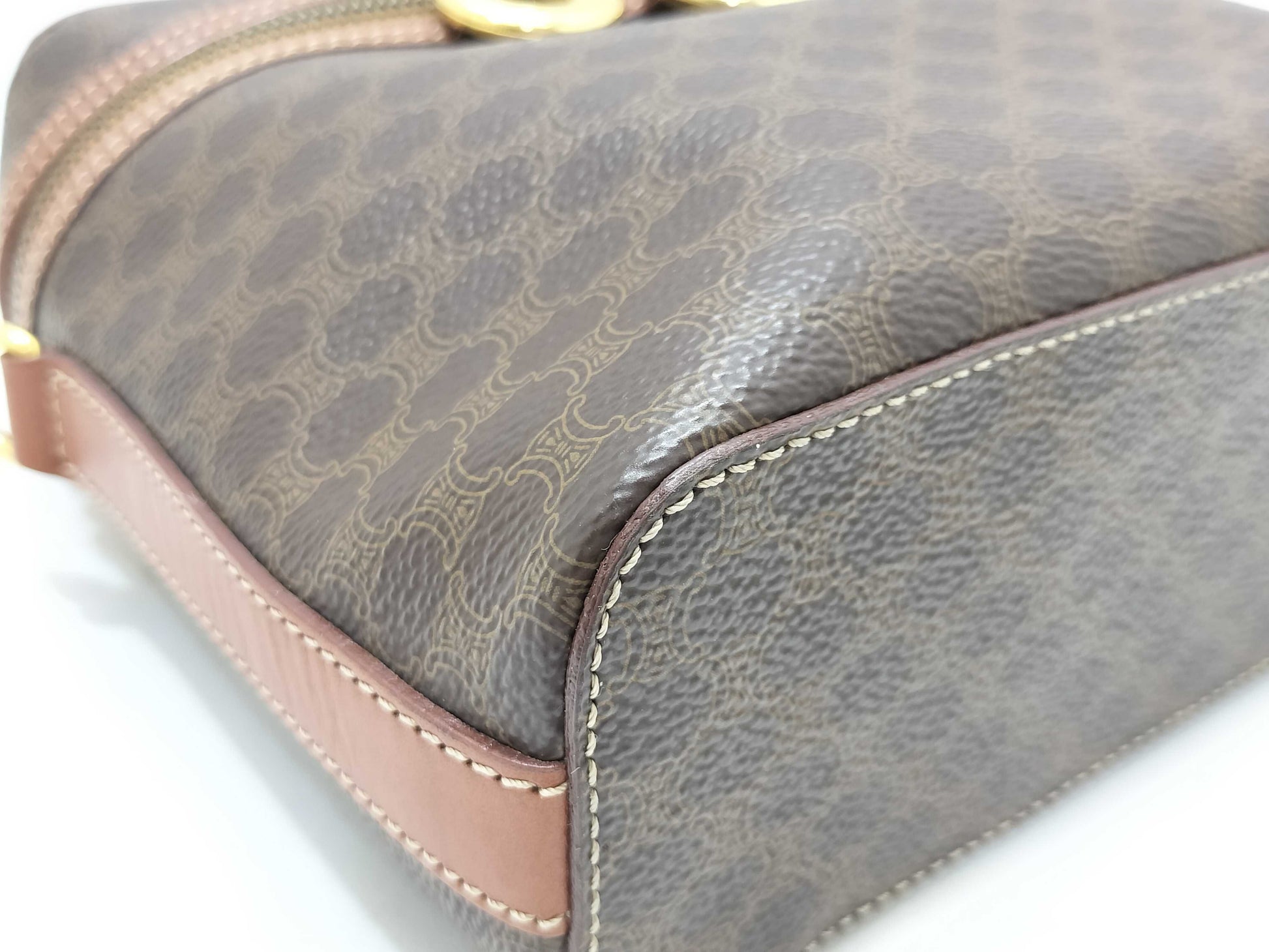 CELINE CELINE Vanity Macadam Brown Vanity Bag