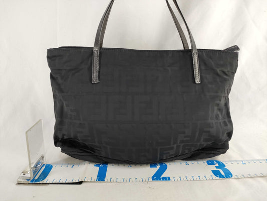 FENDI FENDI Handbag Black Zucca Handbag