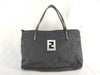 FENDI FENDI Handbag Black Zucca Handbag