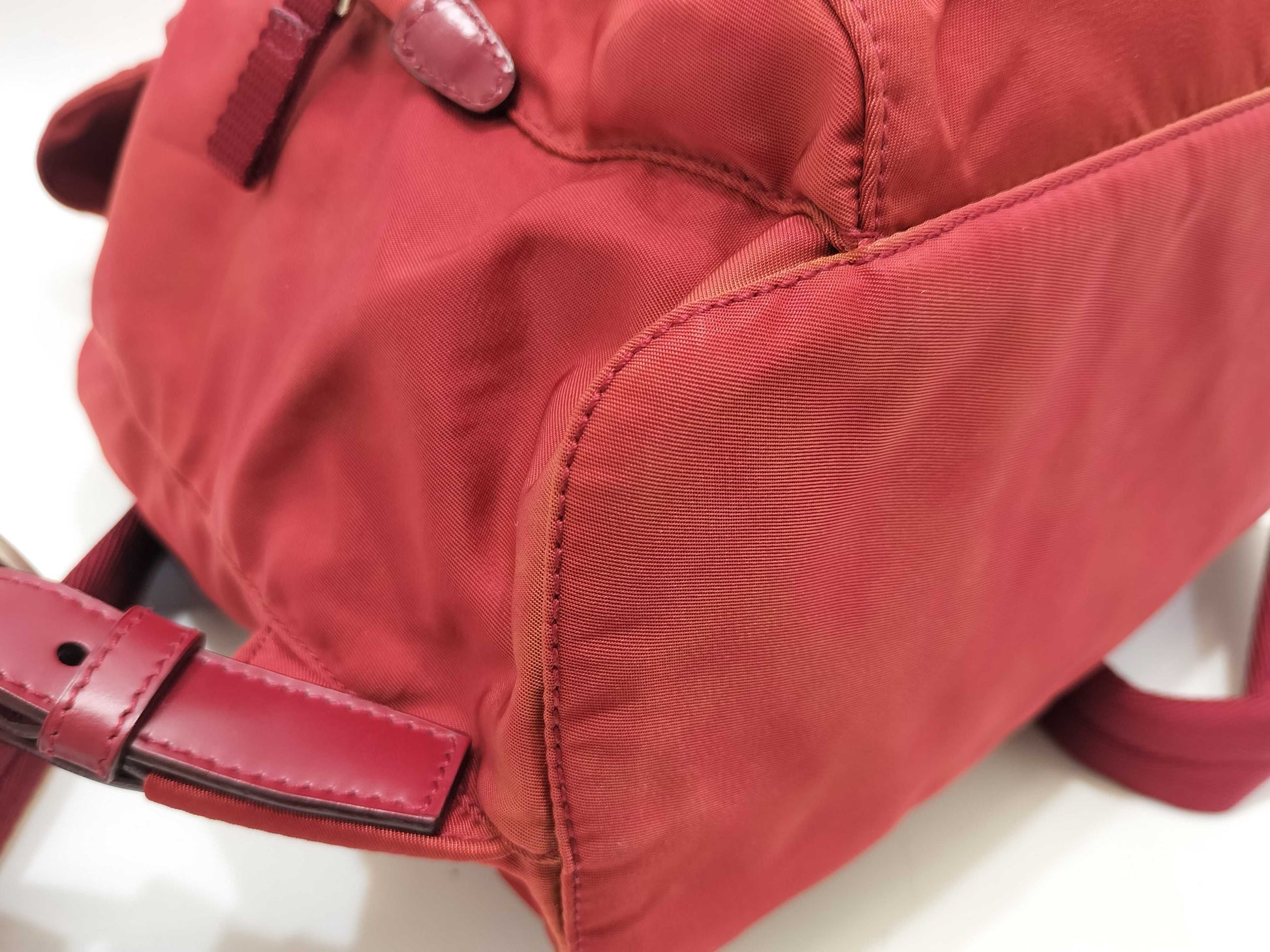 PRADA Nylon PRADA Rucksack Red Rucksack