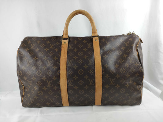 LOUIS VUITTON Monogram LV Monogram Keypol 50 Boston Bag M41426 Boston Bag
