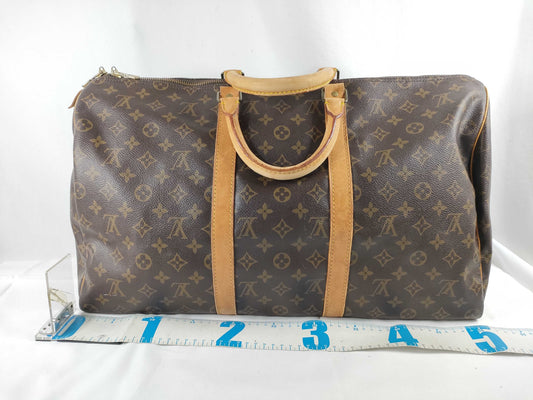 LOUIS VUITTON Monogram LV Monogram Keypol 50 Boston Bag M41426 Boston Bag