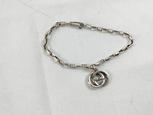 GUCCI GUCCI Interlocking G Bracelet 925 13.3g Bracelet Bangle