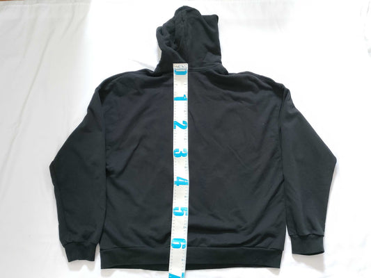 BALENCIAGA Embroidered Logo Hoodie 674986 TLVL8 Black Size L Unisex Other Apparel