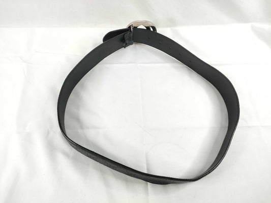 GUCCI Gucci Sima Gucci Sima Interlocking Belt 411924 85/34 Black Belt