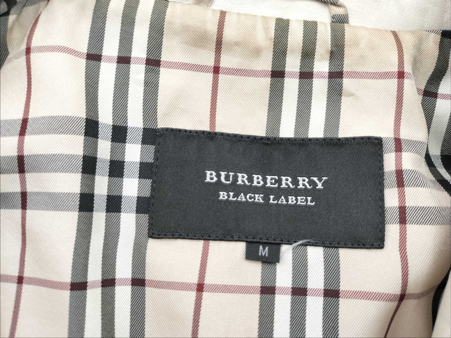 BURBERRY Black Label BURBERRY Black Label Rider's Jacket Leather Jacket M Jacket
