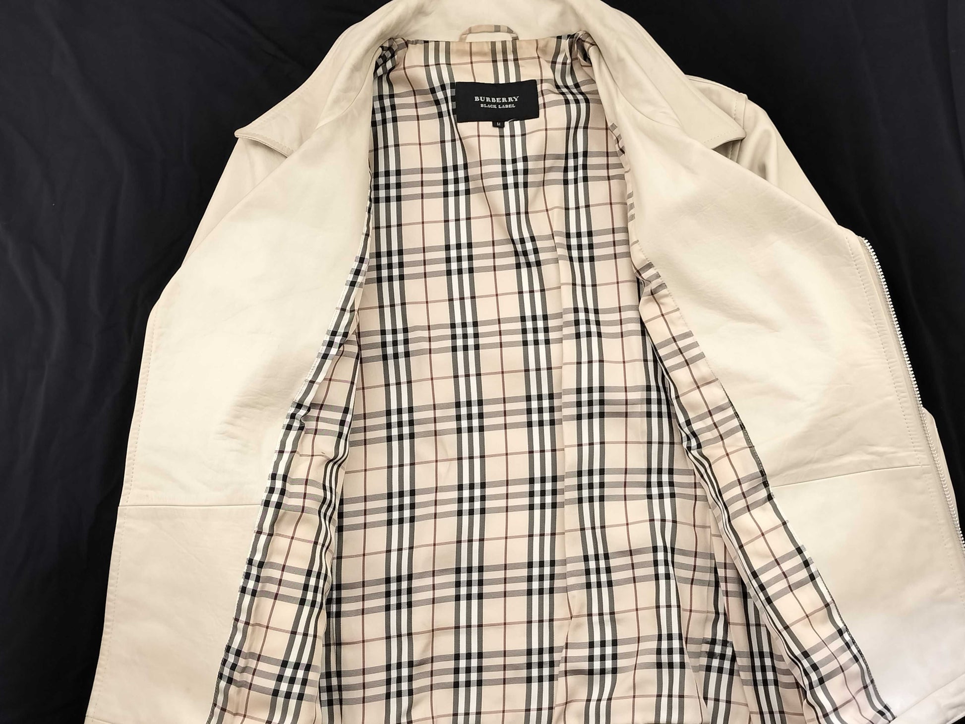 BURBERRY Black Label BURBERRY Black Label Rider's Jacket Leather Jacket M Jacket