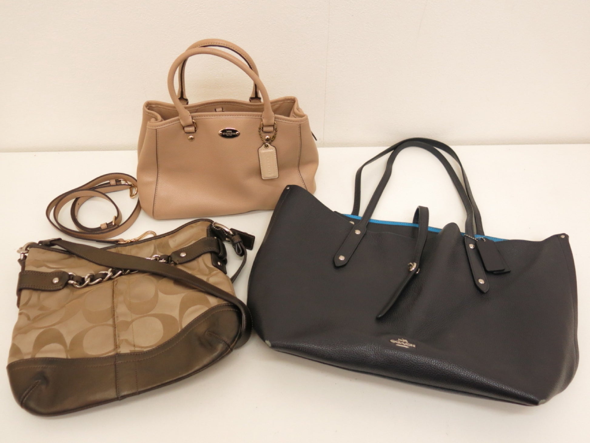 COACH Coach 3-Point Mountain Signature Canvas Leather Shoulder Handbag Handbag Handbag
