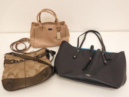 COACH Coach 3-Point Mountain Signature Canvas Leather Shoulder Handbag Handbag Handbag