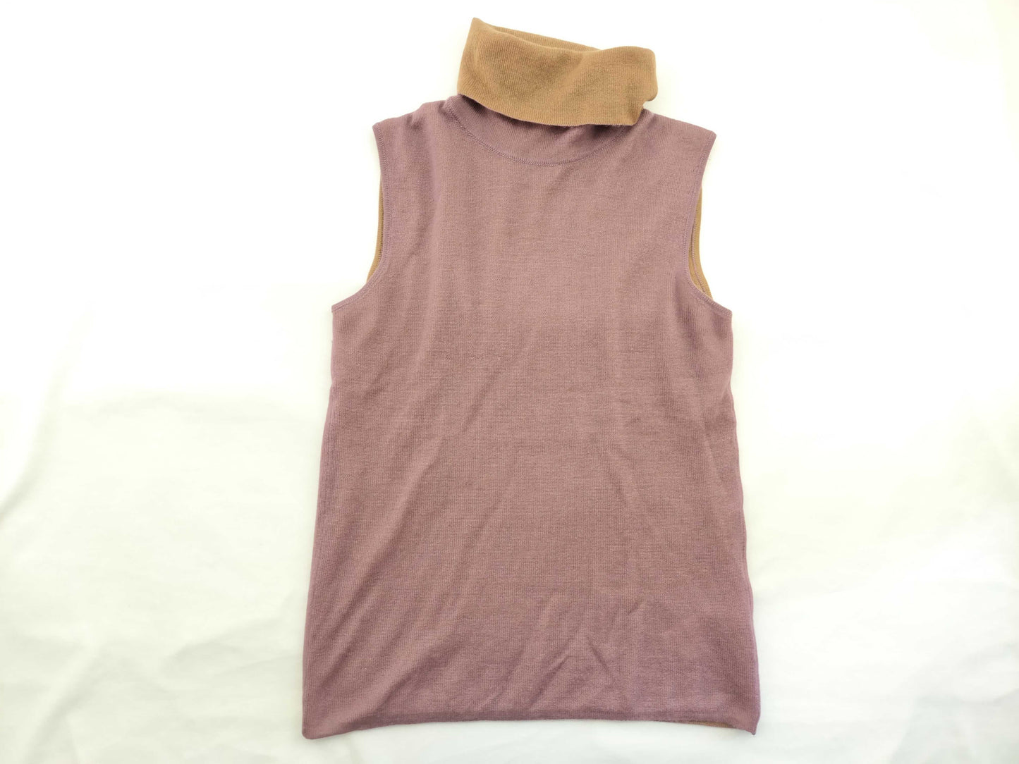 HERMES HERMES 100% Cashmere High Neck Knit Top