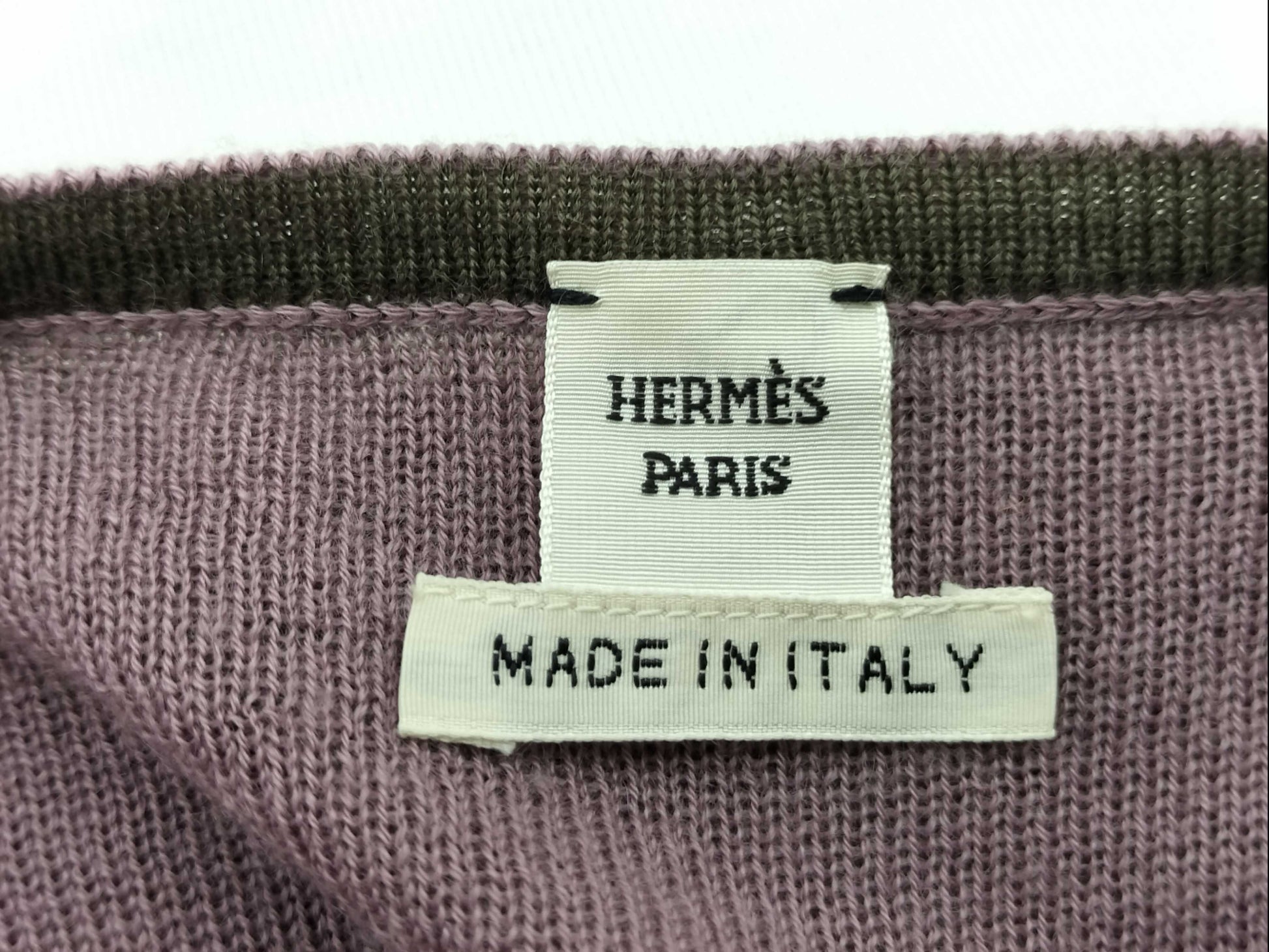 HERMES HERMES 100% Cashmere Cardigan Knitted Cardigan