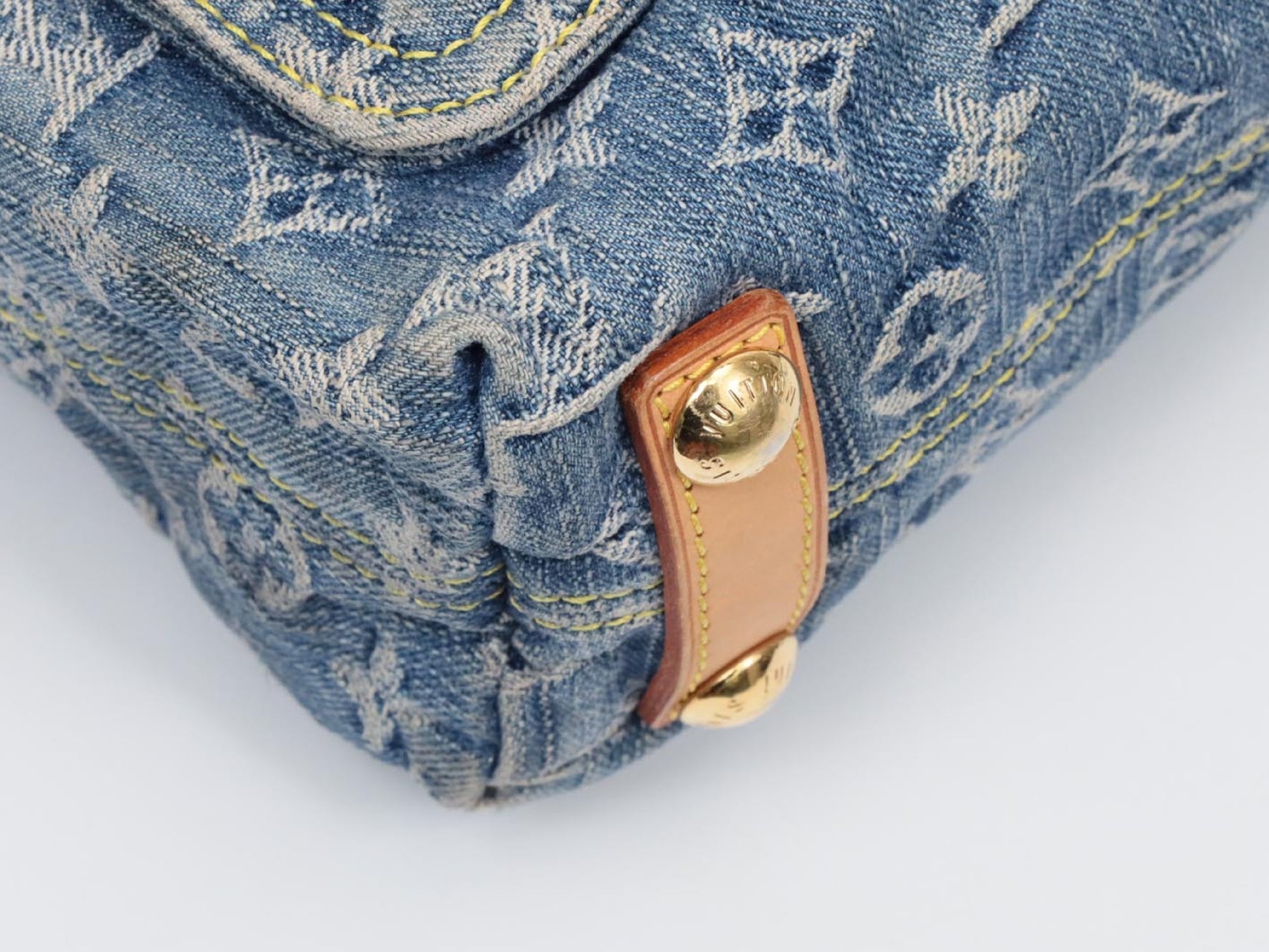 LOUIS VUITTON Buggy PM Denim Shoulder Bag