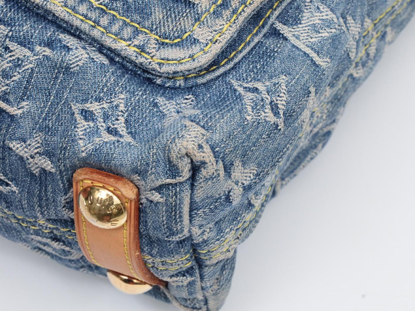 LOUIS VUITTON Buggy PM Denim Shoulder Bag