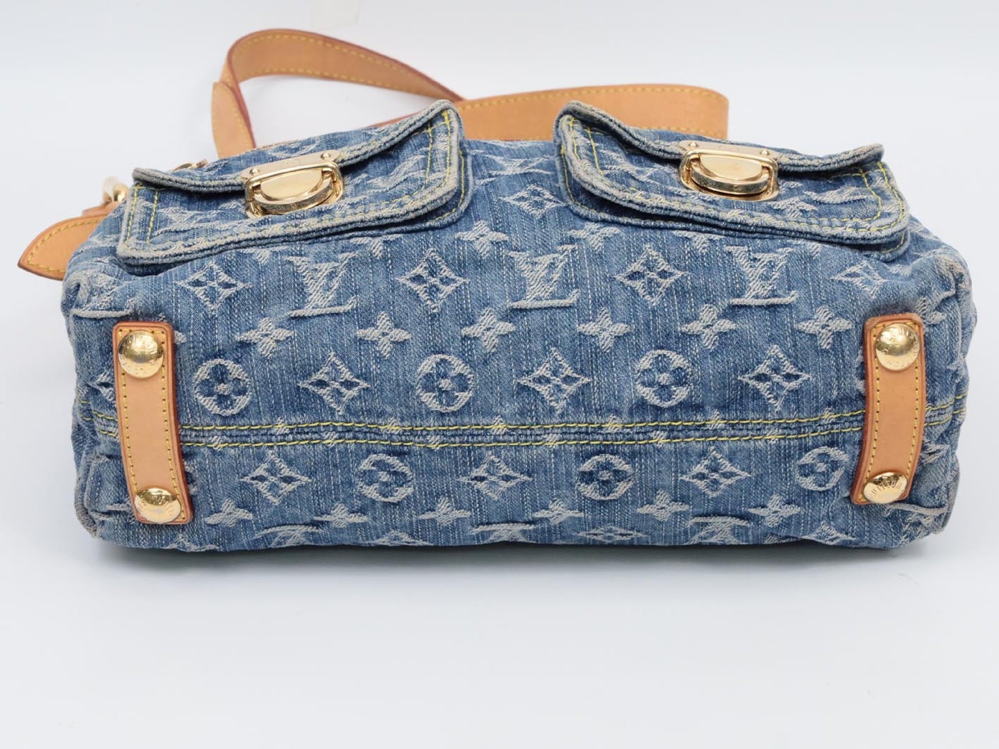 LOUIS VUITTON Buggy PM Denim Shoulder Bag