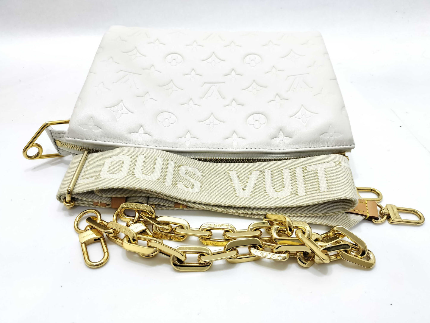 LOUIS VUITTON Monogram Unplanted Louis Vuitton M21262 Pochette Cousin Without Serial Tag RFID Reactive Shoulder Bag Shoulder Bag