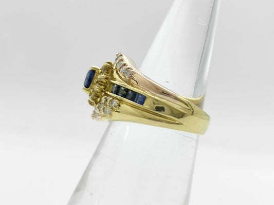 S0.97ct D0.56ct K18 9.2g Ring