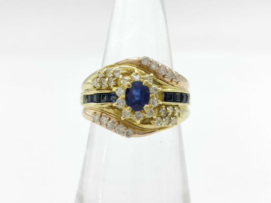 S0.97ct D0.56ct K18 9.2g Ring