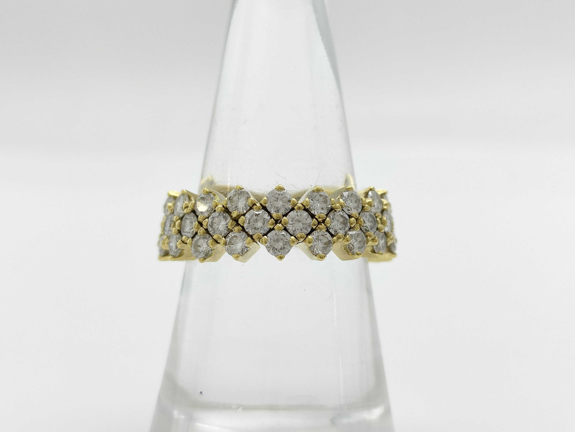 Diamond K18 7.8g Ring