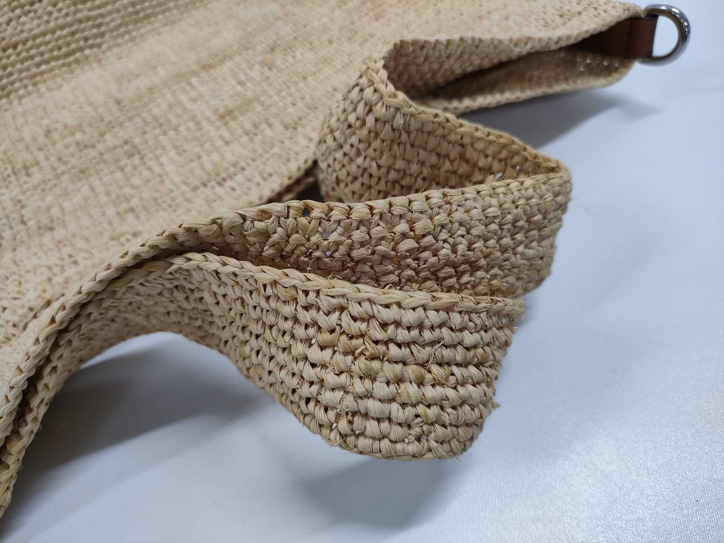 LOEWE Raffia Anagram Tote Bag