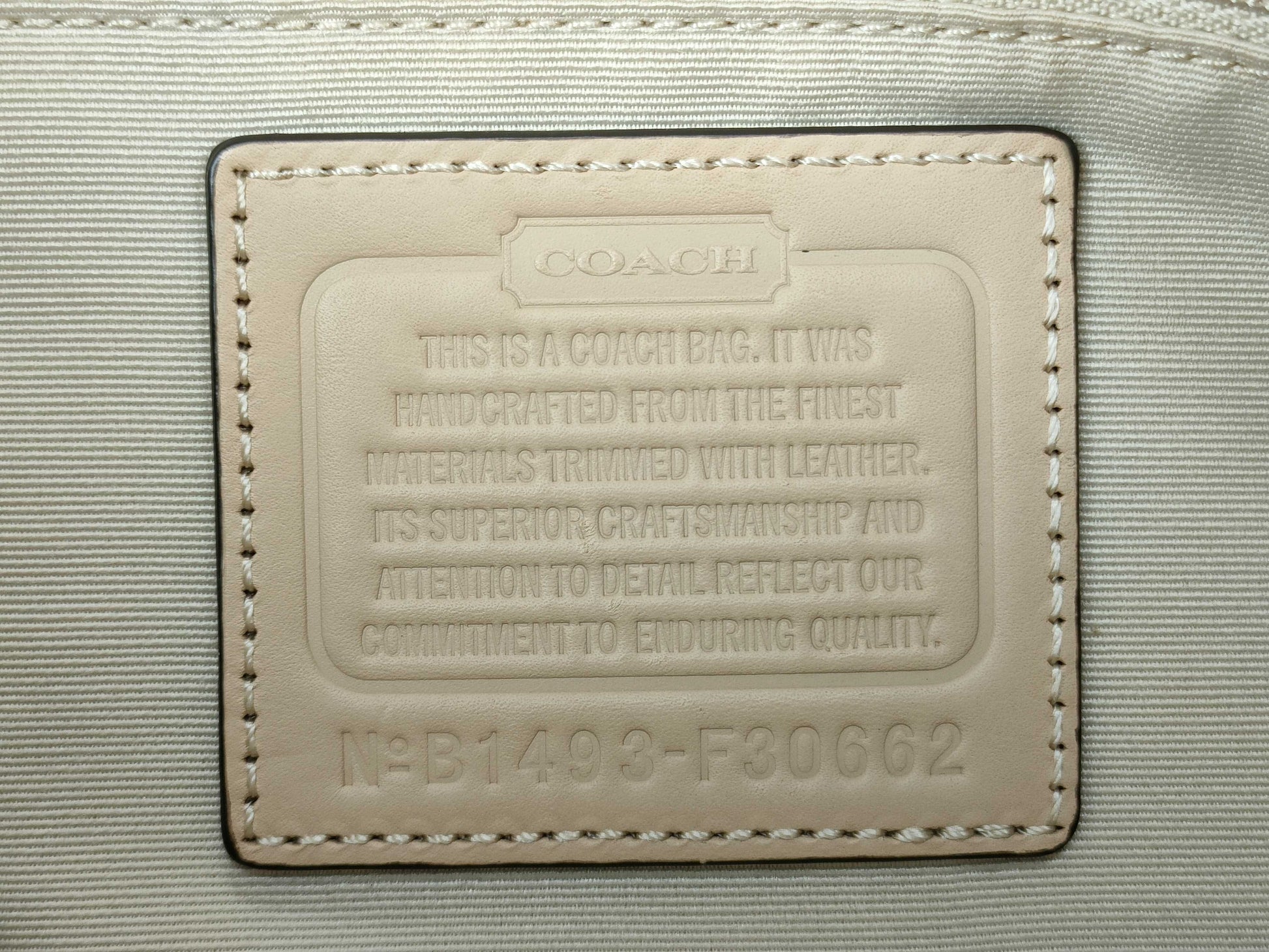 COACH Signature Coach Shoulder Bag 5-Piece Set of Handbag