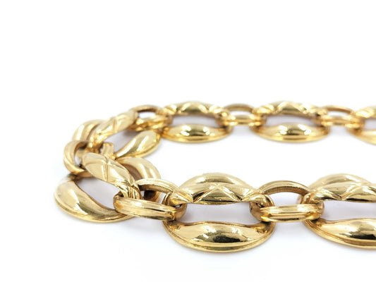 CHANEL Matelasse necklace pendant with approximately 43cm chain