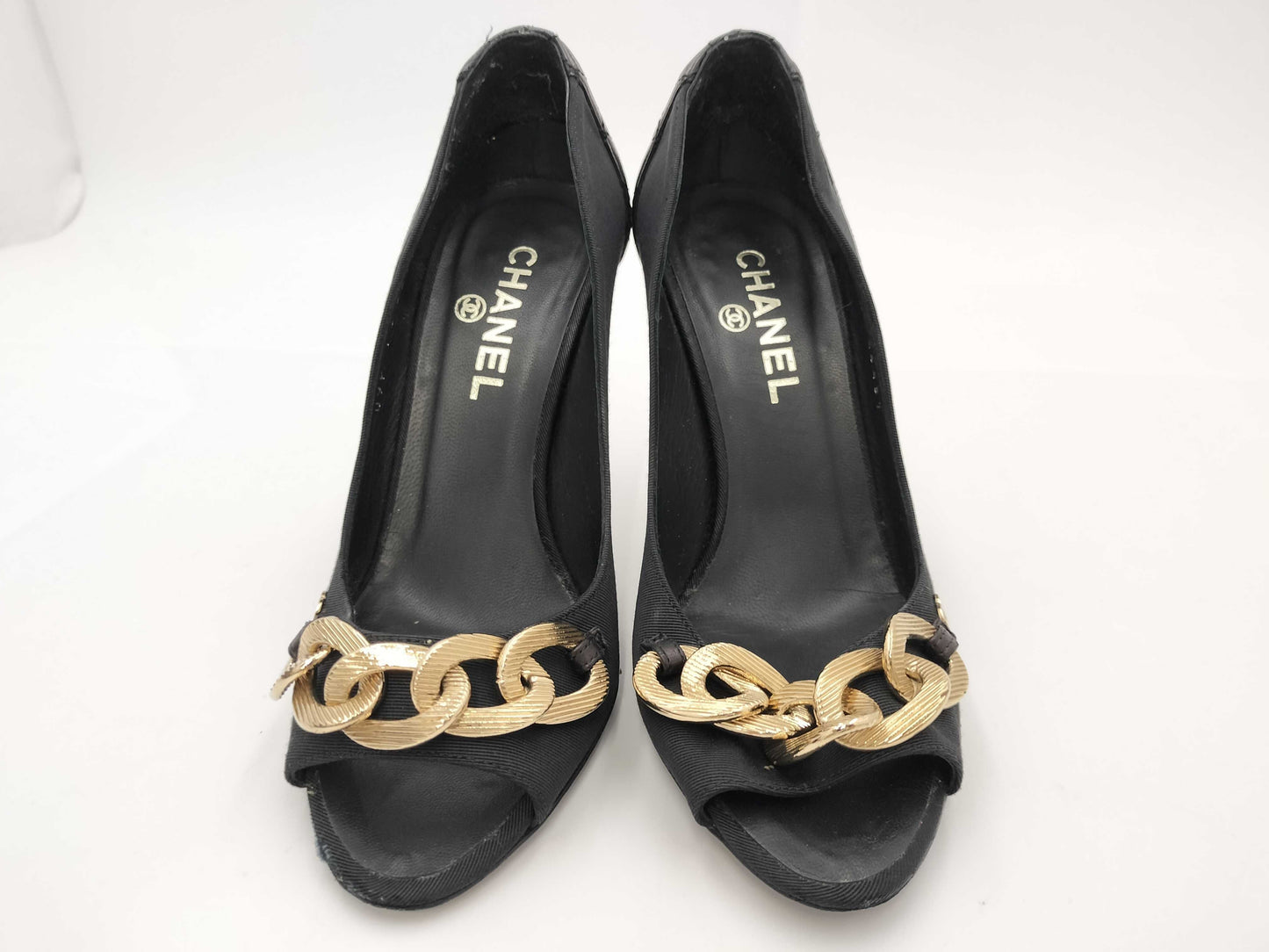 CHANEL CHANEL Chain Heel Pumps