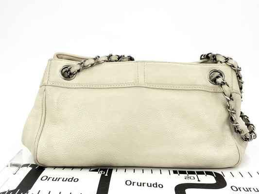 CHANEL CHANEL Caviar Skin Handbag Tote Bag