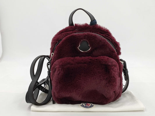 MONCLER MONCLER Faux Fur Shoulder Bag KILIA SMALL Rucksack