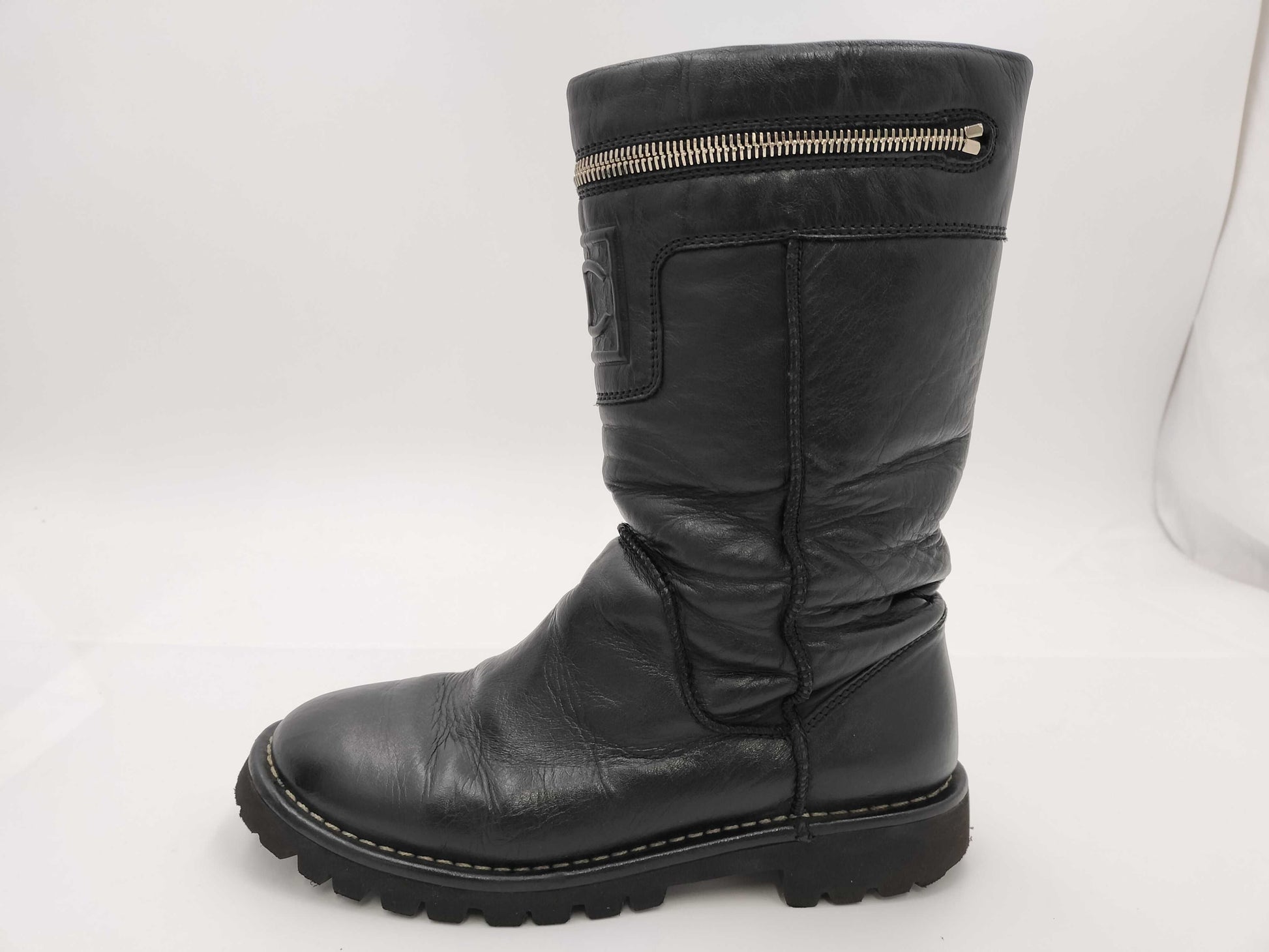 CHANEL Short Boots 37 Other Shoes