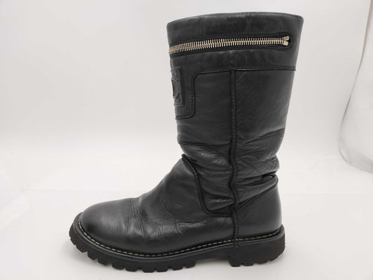 CHANEL Short Boots 37 Other Shoes