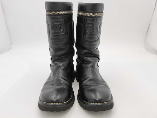 CHANEL Short Boots 37 Other Shoes
