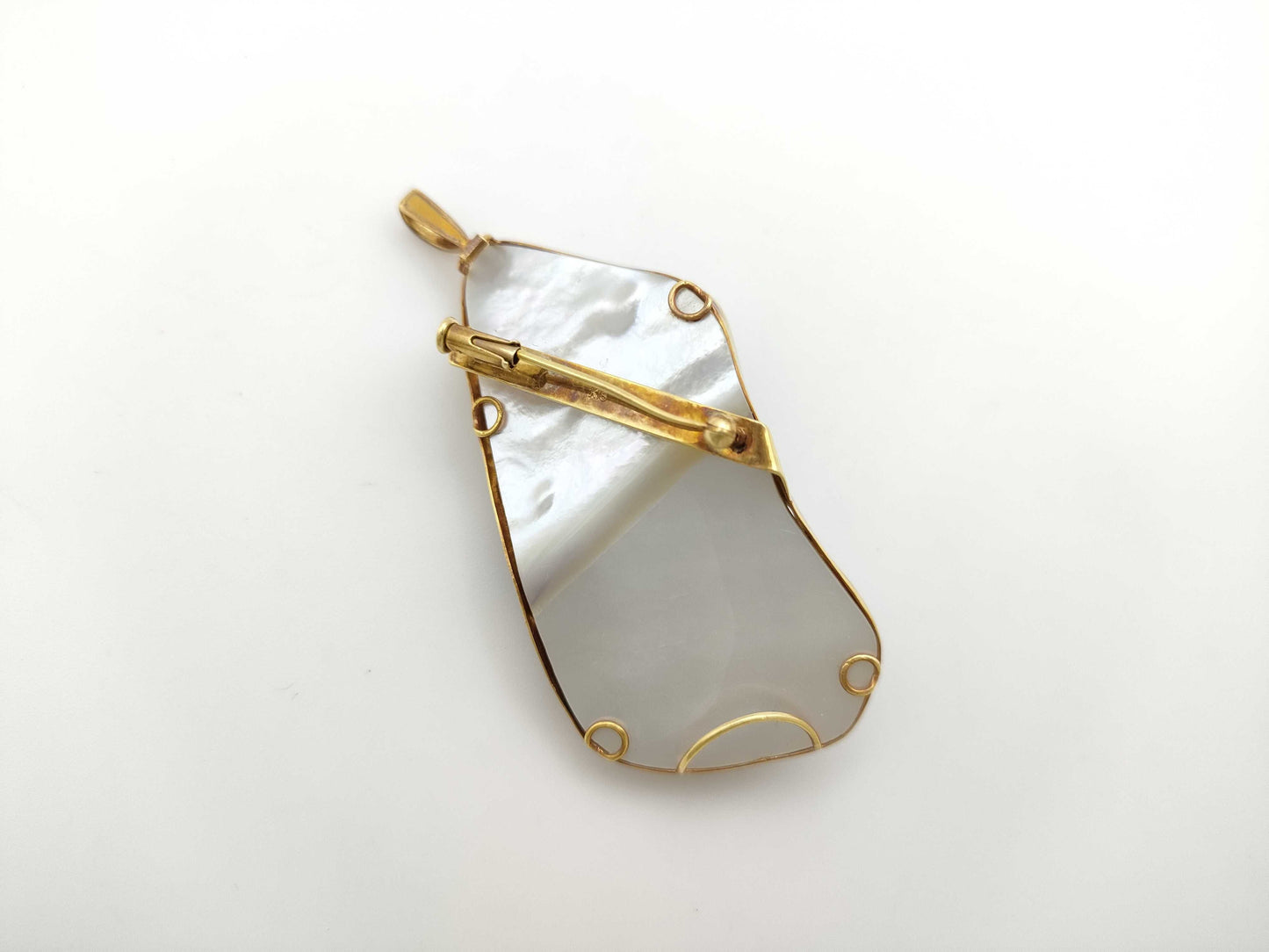 Mabe Pearl K18 21.8g Brooch