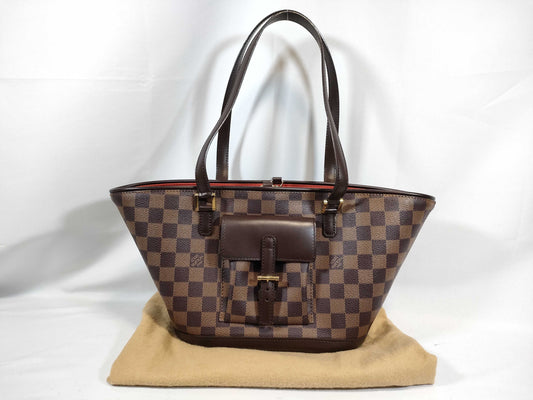 LOUIS VUITTON Damier LV Damier Manosque Back Tote Bag