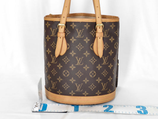 LOUIS VUITTON Monogram LV Bucket vi0031 Tote Bag