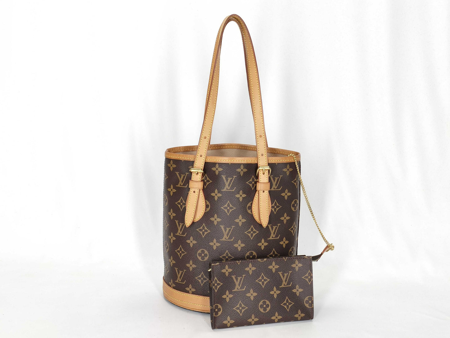 LOUIS VUITTON Monogram LV Bucket vi0031 Tote Bag