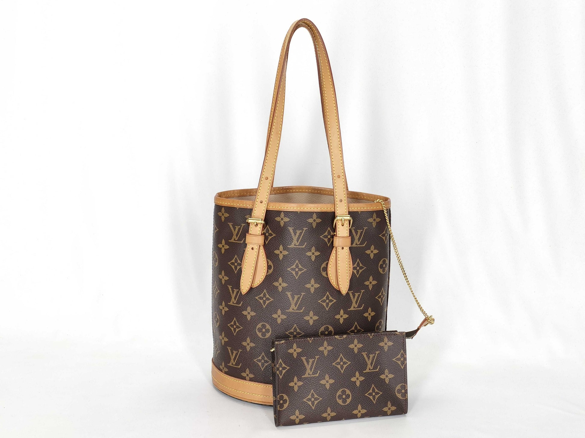 LOUIS VUITTON Monogram LV Bucket vi0031 Tote Bag