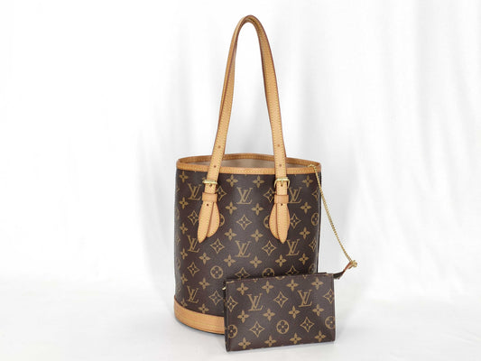 LOUIS VUITTON Monogram LV Bucket vi0031 Tote Bag