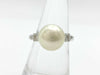 Pearl Diameter Approx. 11.4mm D0.37ct Pt900 8.4g Ring