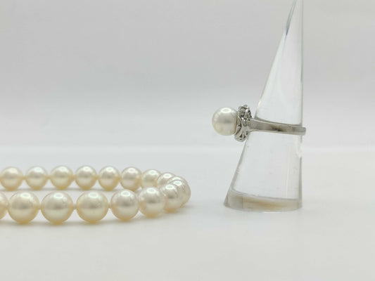 Pearl Diameter Approx. 8.0-8.4mm SV 38.5g / Pearl Diameter Approx. 8.8mm D0.06ct Pt900 5.7g / Pearl Diameter Approx. 8.0mm Pt900 3.2g Other Accessories