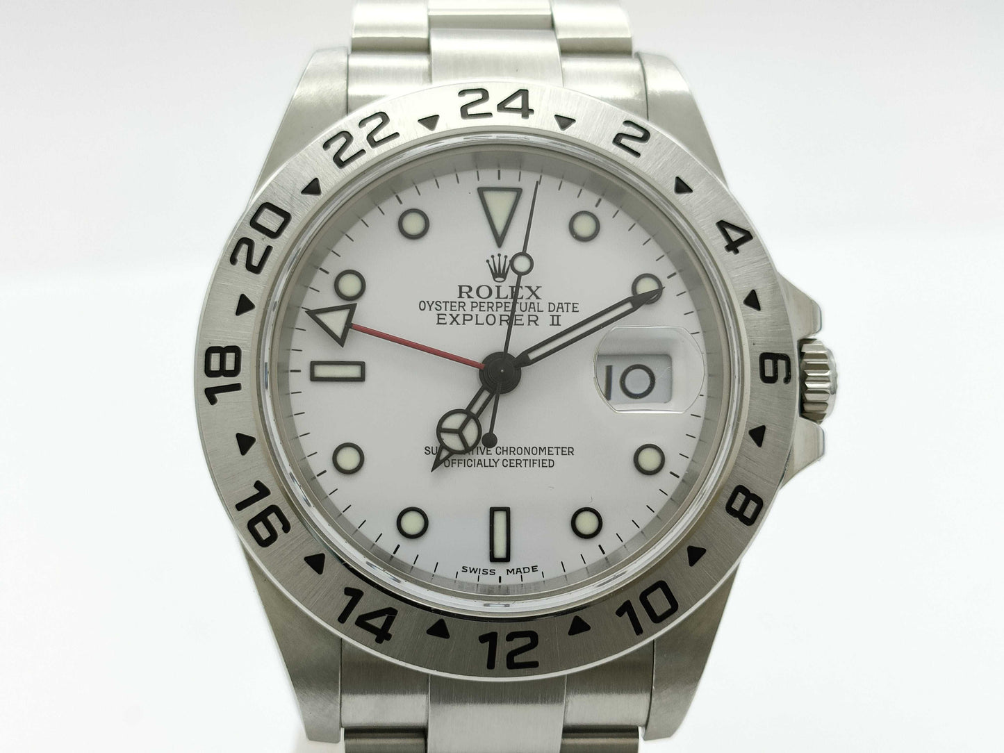 ROLEX 16570 D287108 White Dial Men's Watch