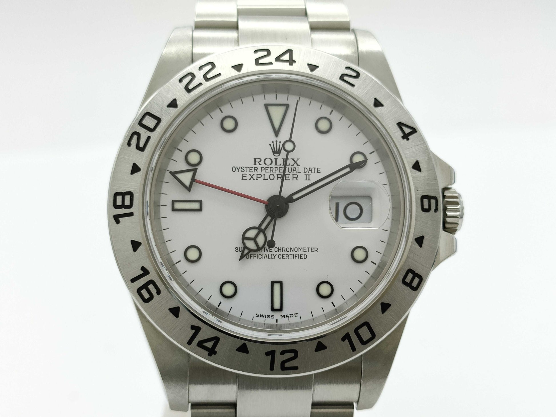 ROLEX 16570 D287108 White Dial Men's Watch