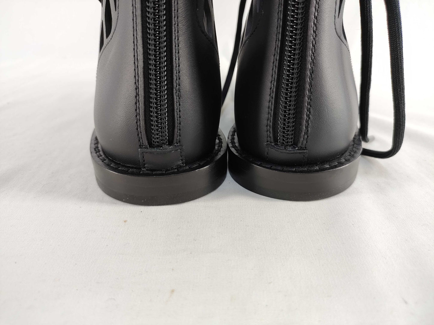 Dior D-Trap Mesh Leather Sandals Boots Lace-Up 35 1/2 Other Shoes