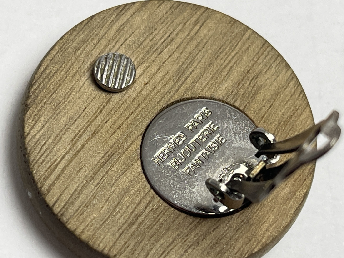 HERMES Serie Wood Earrings