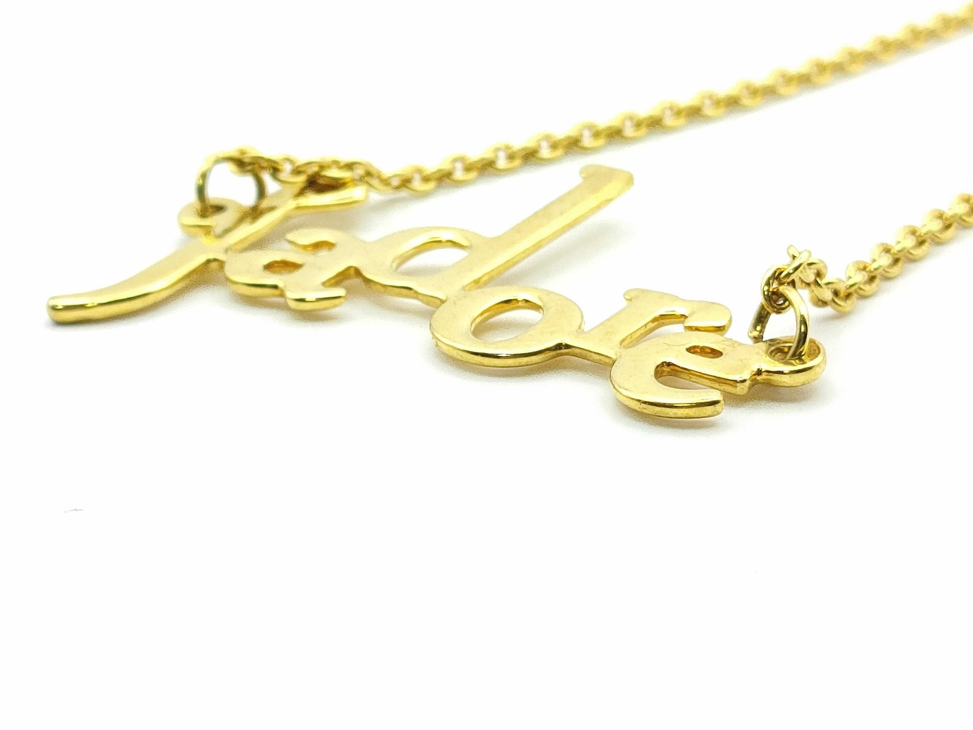 Dior Dior Necklace Jador 4g jador Christian Dior Gold GP Necklace